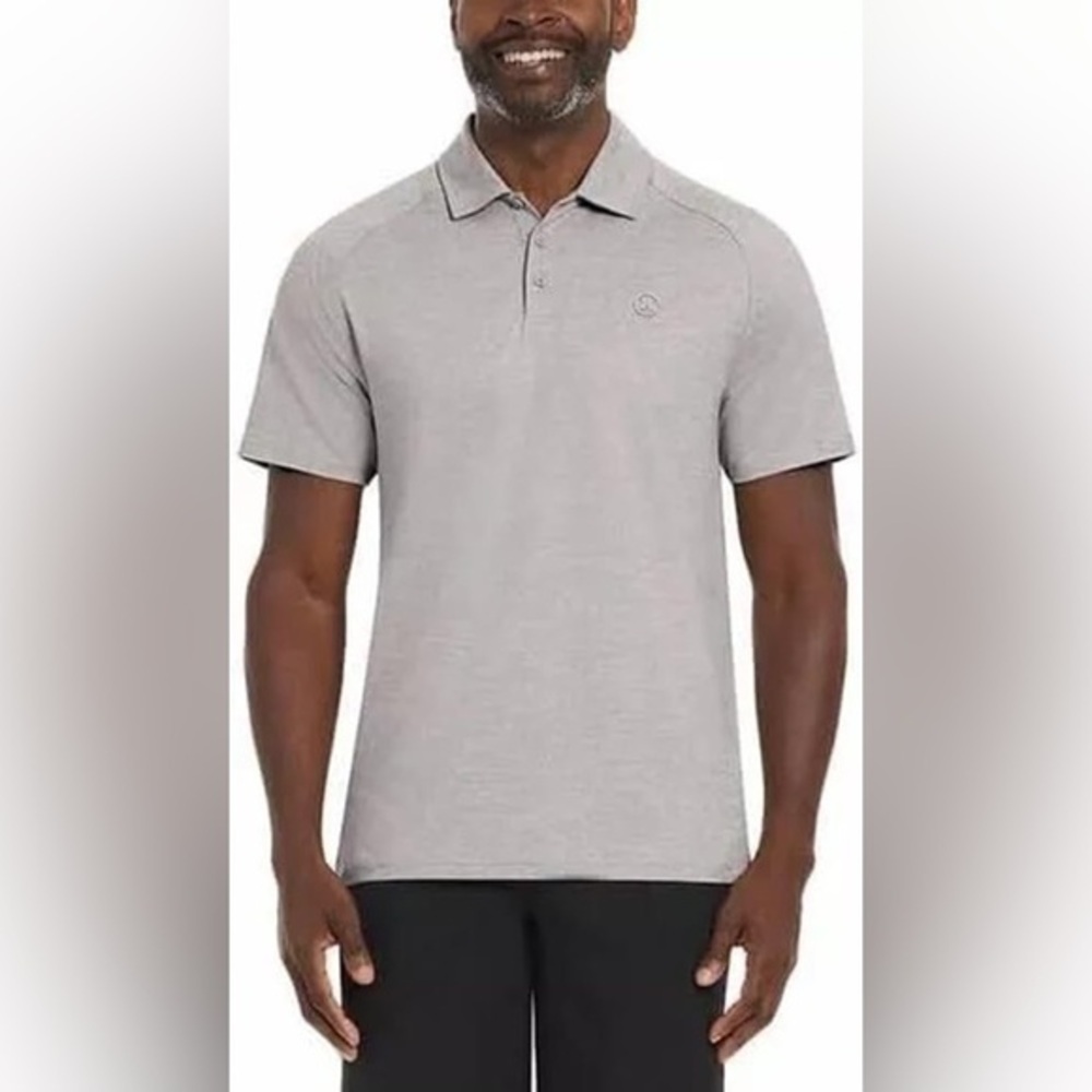 Hurley Men's Ultra Soft Stretch Moisture Wicking‎ Performance Polo Shirt Gray XL